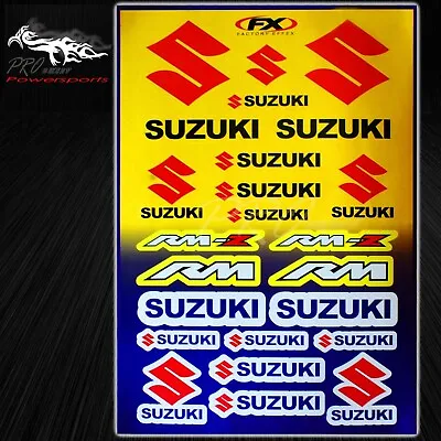 Automotive Sponsor Logo Decal Sticker Motorcycle/Dirt Bike/Helmet For Suzuki/RM • $11.78