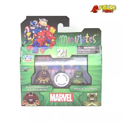 Marvel Minimates TRU Toys R Us Wave 15 Juggernaut As Kuurth & Hulk As Nul • $16.99