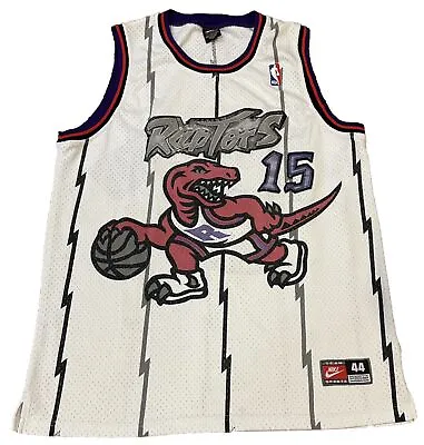 Vintage Vince Carter Toronto Raptors NBA #15 Basketball Size Large Nike Jersey • $40