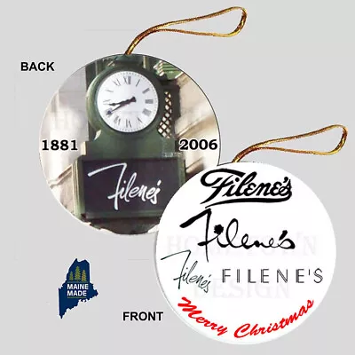 FILENES Christmas Ornament - Defunct Retail Vintage Department Store Boston • $6.99