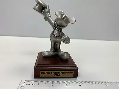 Disney Hudson Generations Of Mickey Mouse – Mickey’s Gala Premiere 1933 - Pewter • $109.95