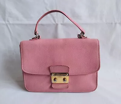 Miu Miu Madras Pink Leather Bag • £95