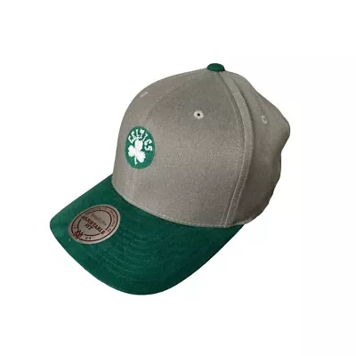 Mitchell & Ness Boston Celtics NBA Basketball Snapback Cap Round Brim • £25