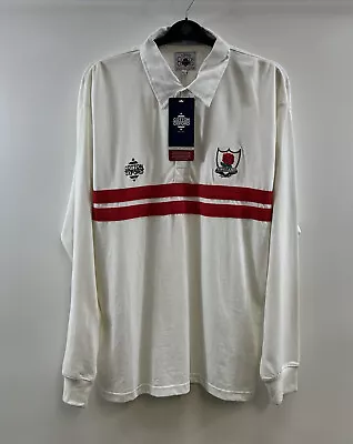 BNWT England L/S Rugby Shirt Adults XXL Cotton Oxford E359 • £49.99