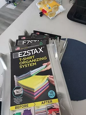 Ezstax T-shirt Organizing System 18 Pack New Sealed • $19.99