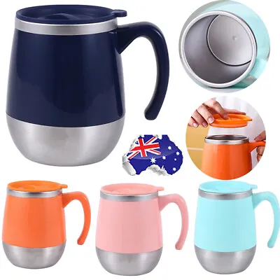 $14.99 • Buy Coffee Mug Stainless Steel Double Wall Insulated Tumble Travel Mug Cup Leakproof