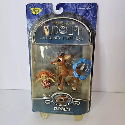 Rudolph And Misfit Doll Figure Set Island Of Misfit Toys 2002 Memory Lane Sealed • $15