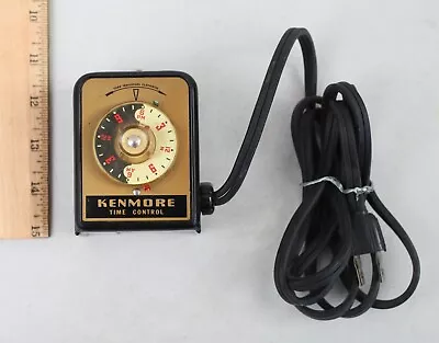 Vintage Sears Kenmore Time Control Electric Lamp Kitchen Timer Deco Font 1930s  • $29.99