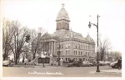 Mason Michigan Birds Eye View Ingham Co Court House Real Photo Pc ZD549926 • $11.75