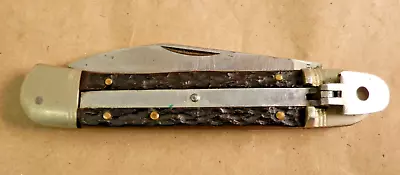 Vintage Ed Wusthof Solingen Germany Leverlock Folding Knife • $49