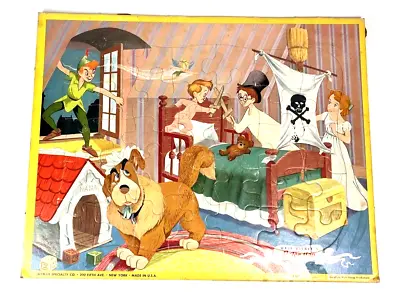 VINTAGE Jaymar Frame Tray Puzzle Walt Disney's Peter Pan Sword Fight • $19.99