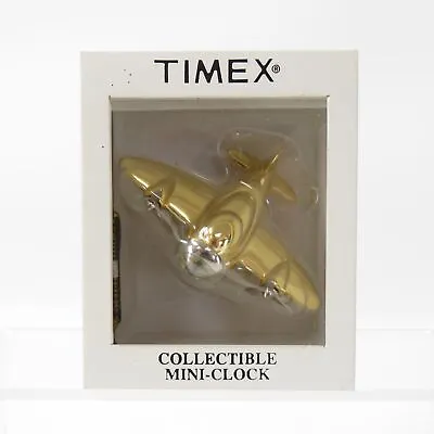 Timex Collectible Mini-Clock Dual Propeller Airplane • $32.04