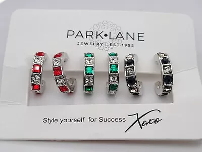 Park Lane Fashion Earrings Set Of 3 18mm Hoop Earrings • $15.98