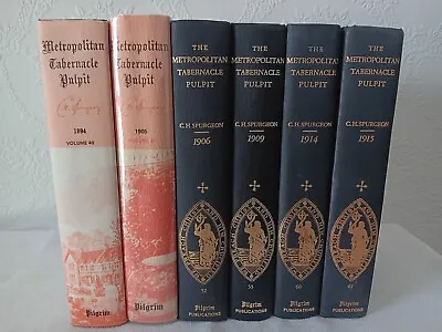 Metropolitan Tabernacle Pulpit 6 Volume Set Spurgeon Pilgrim Publications RARE!! • $248