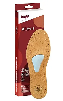 Orthotic Leather Shoe Insoles Inserts With Metatarsal Arch Support And Cushion • £12.99