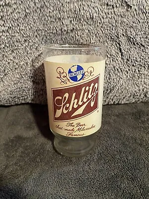 Vintage Schlitz Beer Glass Milwaukee Used Rare • $8