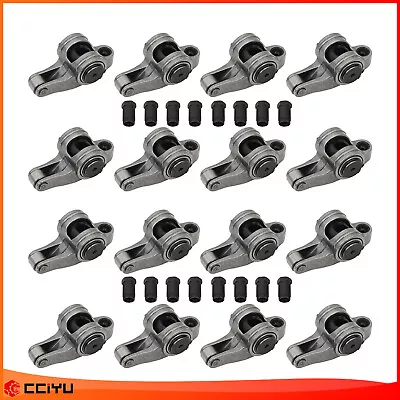 ✅Stainless Steel Roller Rocker Arms For Chevy BBC 454 1.7 Ratio 7/16  • $127.49