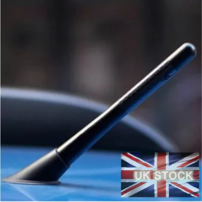 Carbon Fibre Aerial Antenna Fits Vauxhall 12cm Styling AM FM Universal Mount • £8.99