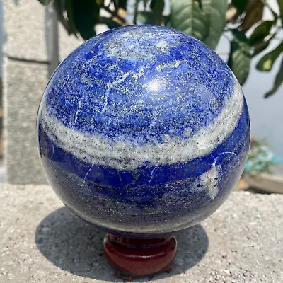 3.85LB Natural Lapis Lazuli Jasper Quartz Sphere Crystal Ball Reiki Healing. • $0.99