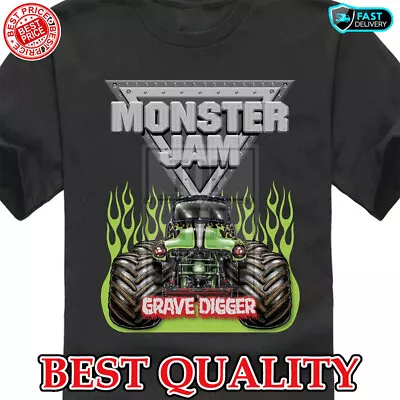 SALE!!_ Jam Grave Digger Monster Truck T-Shirt Limited Edition S-5XL Best Price • $21.99