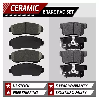 Front & Rear Ceramic Brake Pads For 2007-2011 Honda CR-VFor 2012-2016 AWD CR-V • $41.89