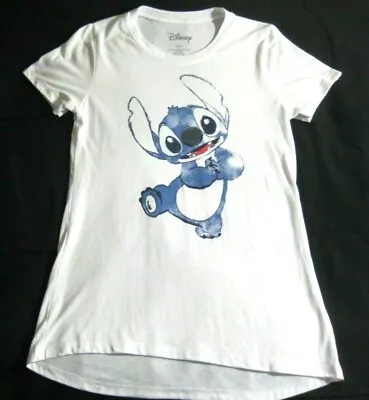 Disney Lilo And Stitch Women's Shirt White Medium Short Sleeves • $6.95