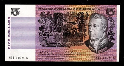 $119 • Buy 1967 $5 Decimal Paper Note..coombs/randall.. Nat 003914..key Signature..scarce.