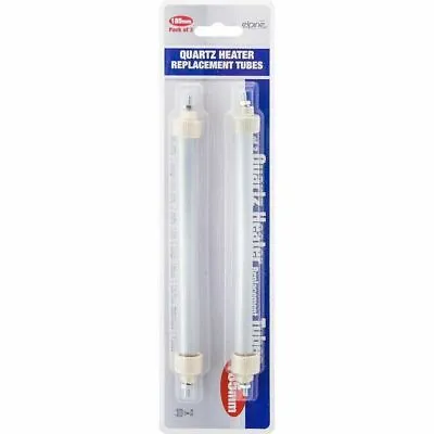 £4.99 • Buy 185mm Halogen Heater Replacement Tubes Fire Bar Element Bulb Frosted Lamp 400W