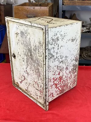 Antique Tin Pie Safe W/ 2 Removable Shelves ~ Top Handle Distressed No Dents • $74