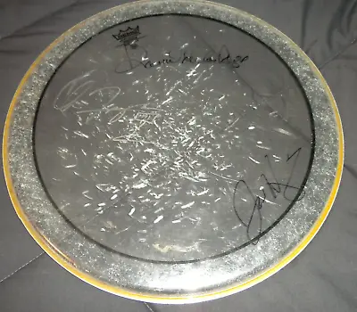 Zac Brown Band RHYTHM SECTION MEMBERS 2013 Autographed 16  Drumhead + Event Bill • $199.99