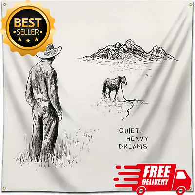 Zach Banner Music Tapestry Album Cover QuietSome Heavy Dreams Tapestry Wall Han • $29.99