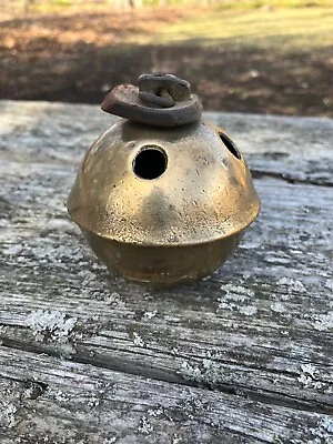 Vintage Antique 3 1/2  Sleigh Bell Brass/Bronze • $19.99