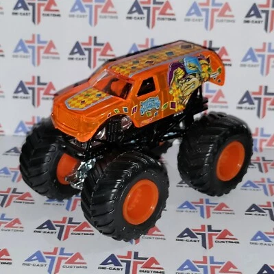 $21.99 • Buy JESTER X-RAY SERIES Hot Wheels Monster Jam Truck 1/64 Orange HTF!