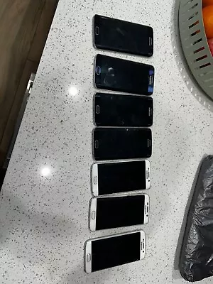 Bulk Lot Samsung 7x Galaxy S6 Edge SM-G925I - 32GB For Parts Only Not Working • $0.99