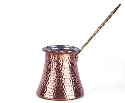 10 Oz Turkish Copper Coffee Cezve Pot Hand Hammered In Turkey Turka Турка Джезва • $19.95