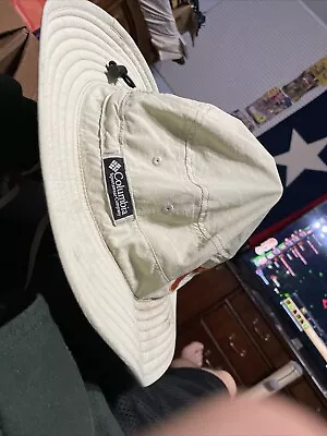 Columbia Hat Mens One Size Tan Bucket UPF Safari Hiking Fishing Longhorn Team • $0.99