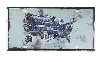  Wall Decoration In Home American Map Tin Sign Car Plate • $15.86