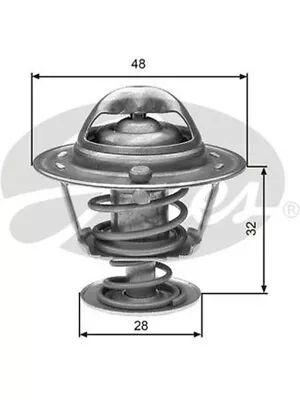 Gates Thermostat + Gaskets & Seals Fits Nissan Pulsar 1.6 N15 (TH32576G1) • $36.90