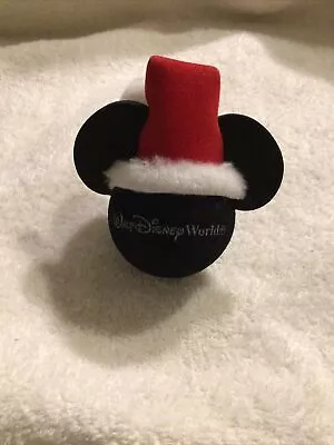 Disney  World Antenna Topper Ball Mickey Mouse Ears Santa Hat Christmas Holiday • $5