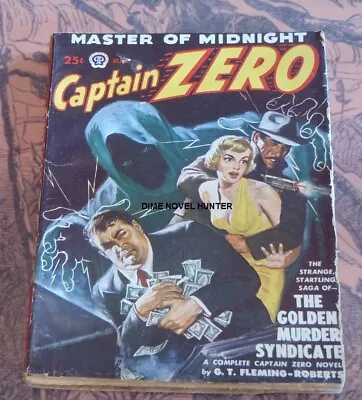 Captain Zero Master Of Midnight Nov Jan & Mar 1949/1950 Complete Run Of 3 Lot#3 • $499