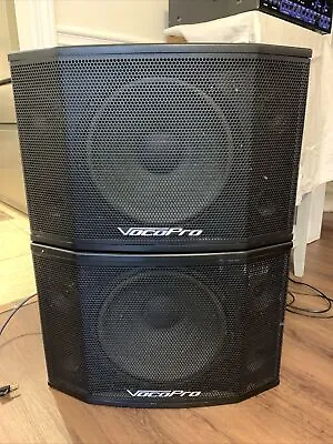 VocoPro SV-600 12  2-Way Vocal PA Speakers (Pair) • $399