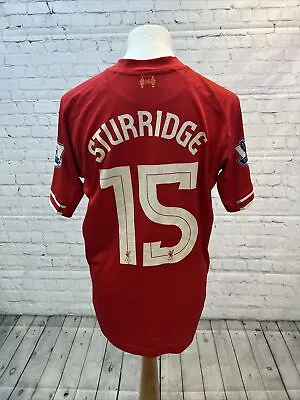 £40 • Buy 🔥liverpool 2013/2014 Home Football Shirt Warrior #15 Sturridge Size L Adult🔥