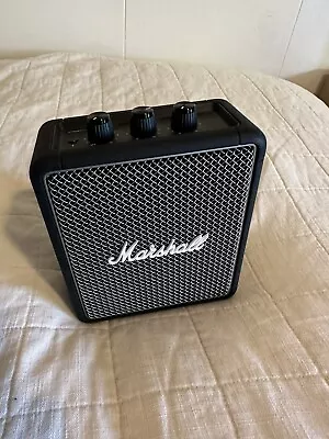 Marshall Stockwell II Portable Speaker System - Black No Strap Or Cord Works • $102.50