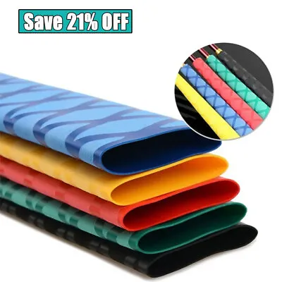 15-50mm Non Slip Heat Shrink Tube Waterproof Rod Racket Sleeve Handle Grip Wrap • £4.21