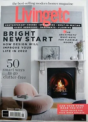 £4.95 • Buy Living Etc Magazine - January 2022