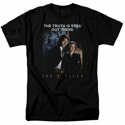 The X Files Teamwork Truth T Shirt Mens Licensed TV Show Alien UFO Retro Black • $18.12