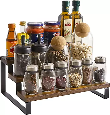 3 Tier Spice Rack Organizer13.8  L Kitchen Storage Shelf Countertop Storage Or • $19.77