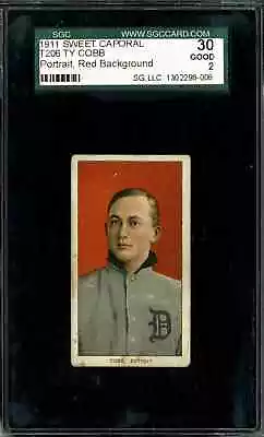 1909 T206 Ty Cobb Sweet Caporal - SGC 30 (Centered) • $5695