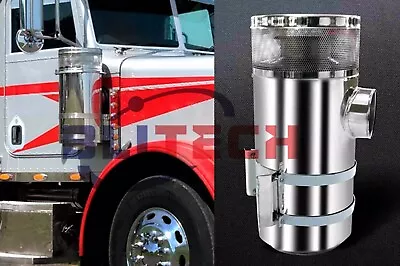 Stainles Air Cleaner Truck Peterbilt 379/389 W/ Brackets Vortox 33 X15 X7 ID  • $559