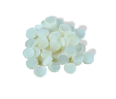 Inlay Set 4mm Round Dots White Mother Of Pearl (MOP) 50 Pack 080770WMOP-50P • $19.29